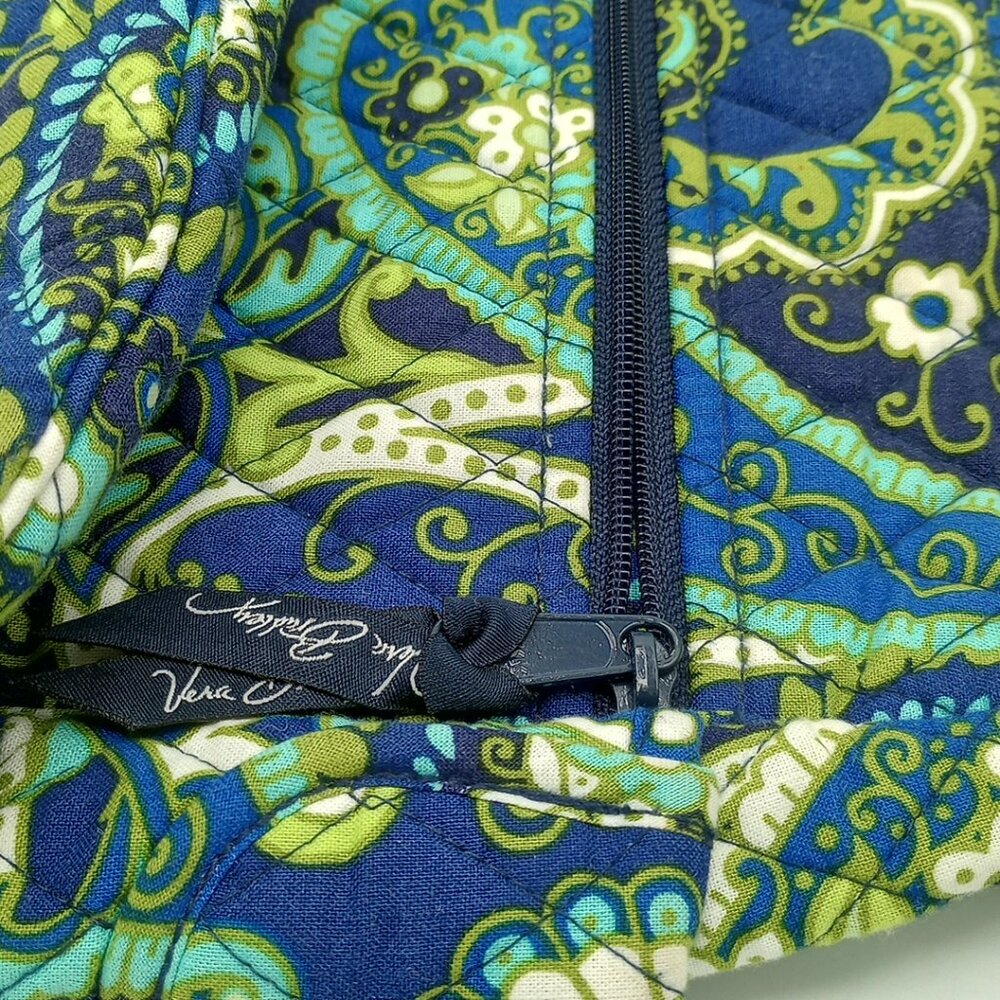 Vera Bradley Rhythm & Blues Retired Hipster Crossbody Paisley Floral Blue Green - Picture 11 of 15